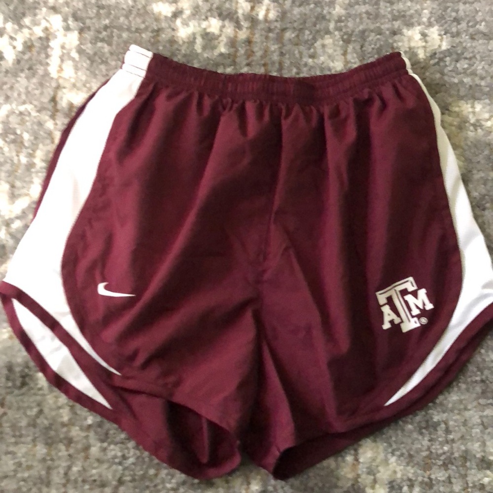 Nike dri-fit shorts with Texas A&M logo
